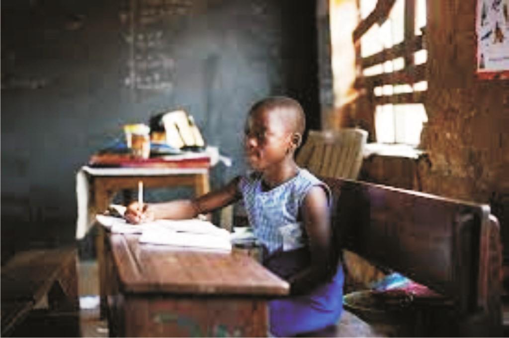 Young Nigerian girl facing barriers to education in rural communities
